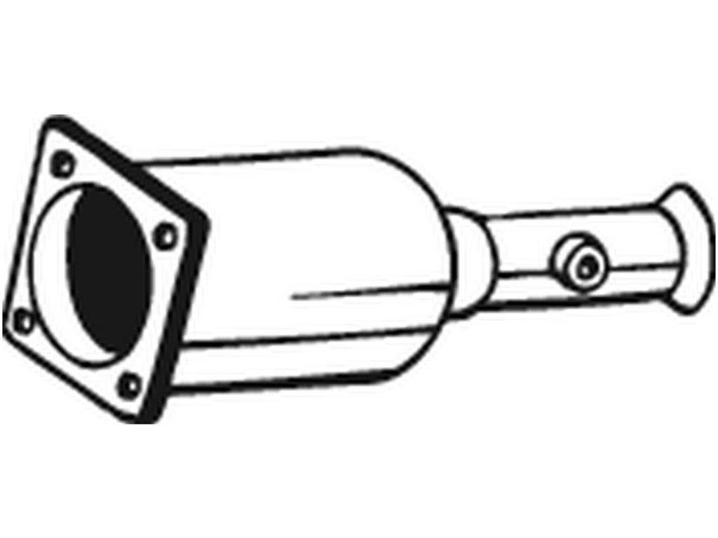 Sod-/partikelfilter, udstødningssystem, Cordierit