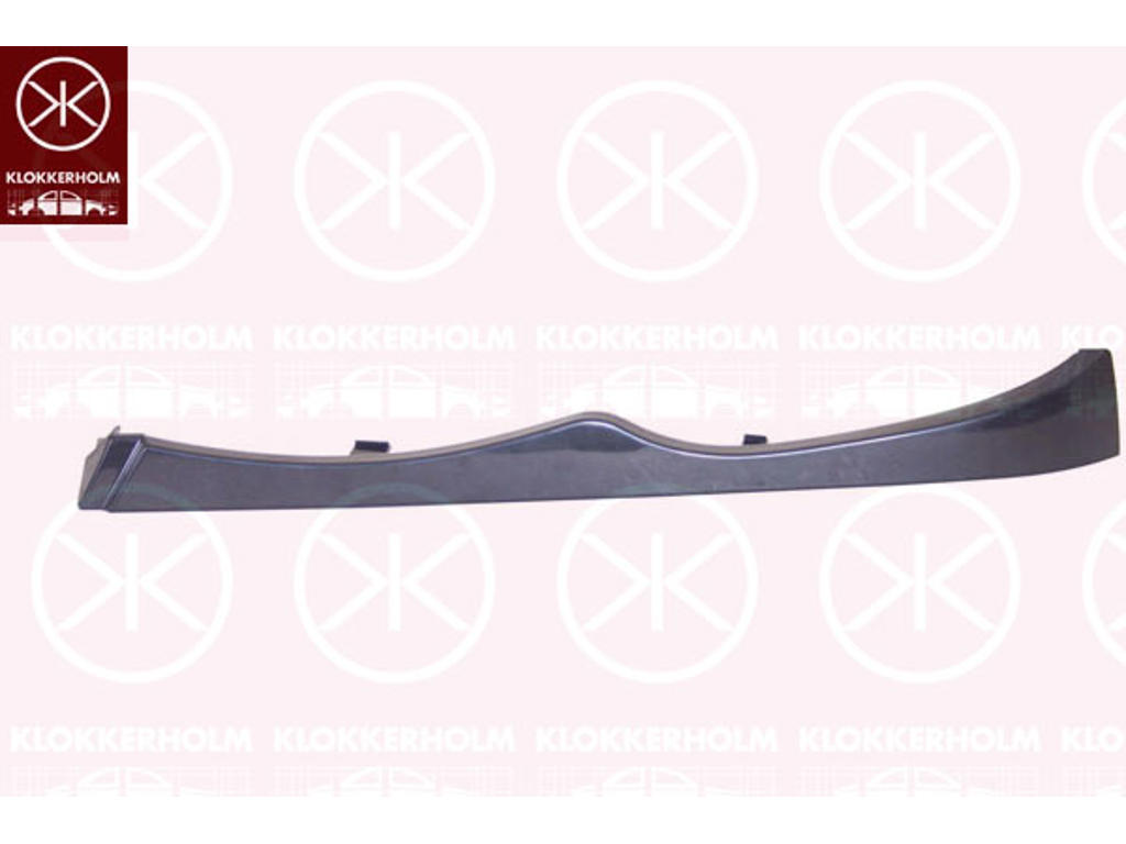 Headlight Trim, for vehicles without headlamp cleaning system, black, Left