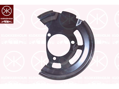 Bromssköld, framaxel vänster, förzinkad, för bromsskivediameter [mm]: 276