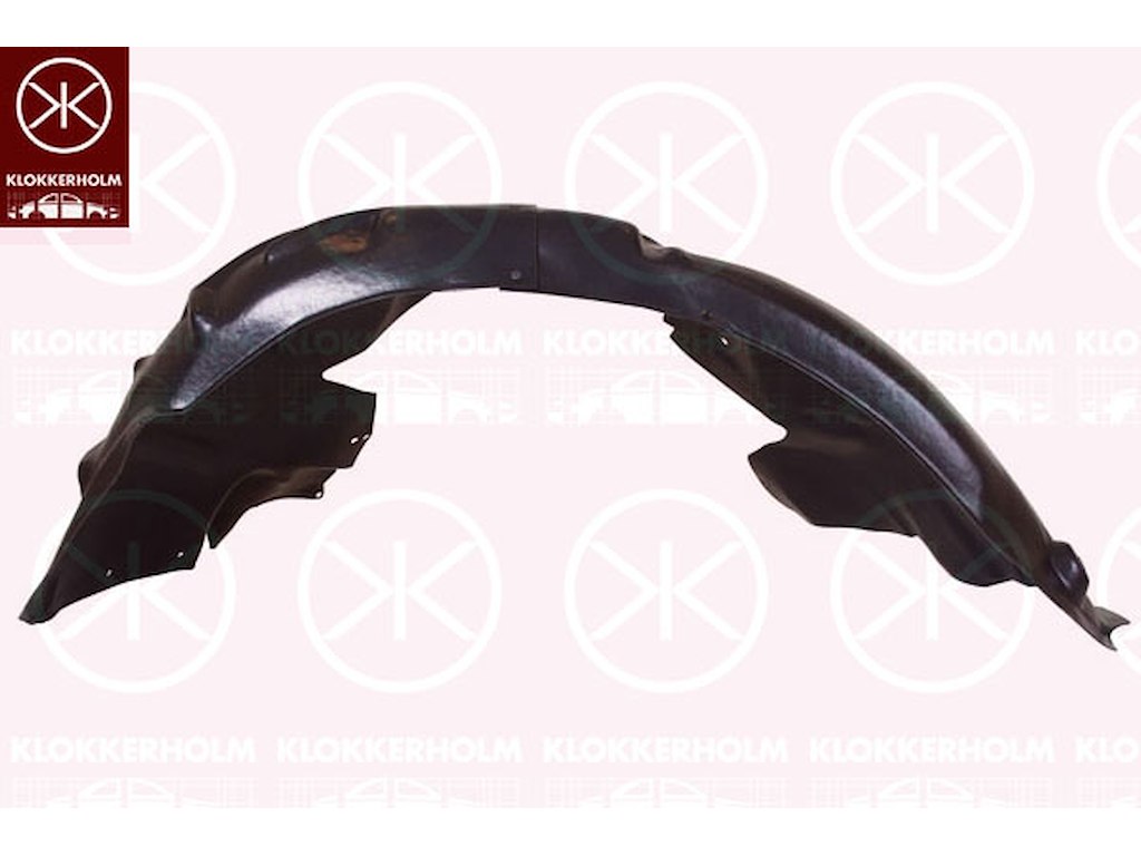 Poszycie, wneka na kola, Tworzywo sztuczne, z przodu z lewej