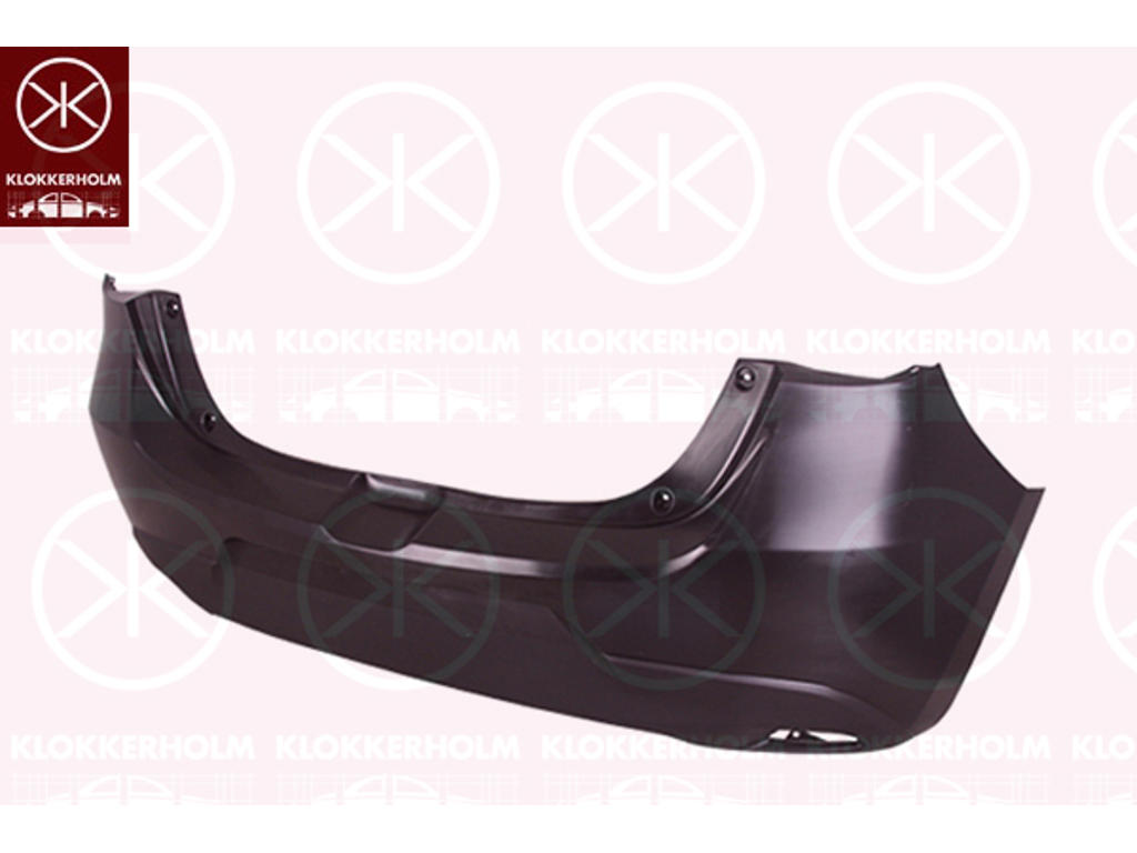 Bumper, Rear, Model Year to: 2020