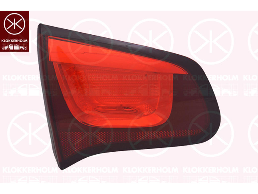 Tail Light Assembly, without bulb holder, Left, Inner Section