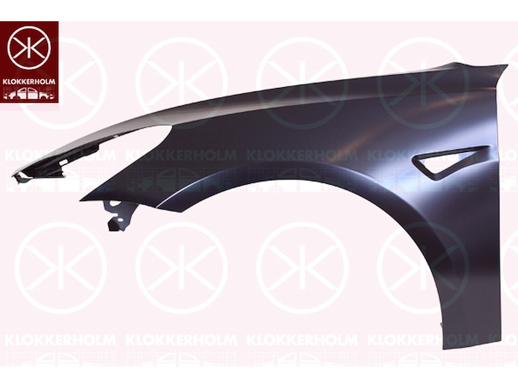 Wing, Steel, Right Front, with hole for direction indicator