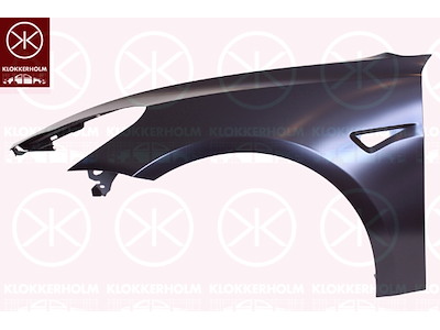 Wing, Steel, Right Front, with hole for direction indicator