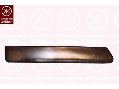 Облицовка / защитная накладка, буфер, чaрный, спереди слева