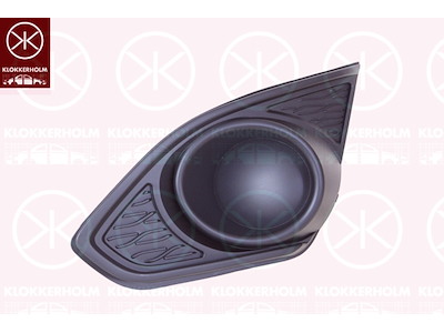 Ventilation Grille, bumper, Left Front, without hole(s) for fog lights