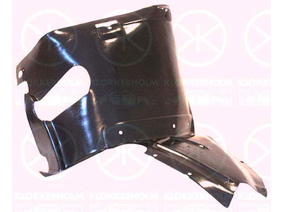 Liner, wheelhouse, Plastic, Left Front, Front Section