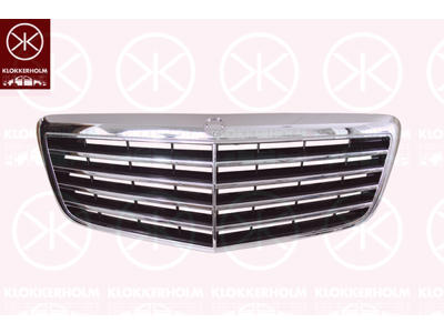 Kratka chlodnicy, Elegance/Avantgarde, Czesc kompletna, chromowy/czarny