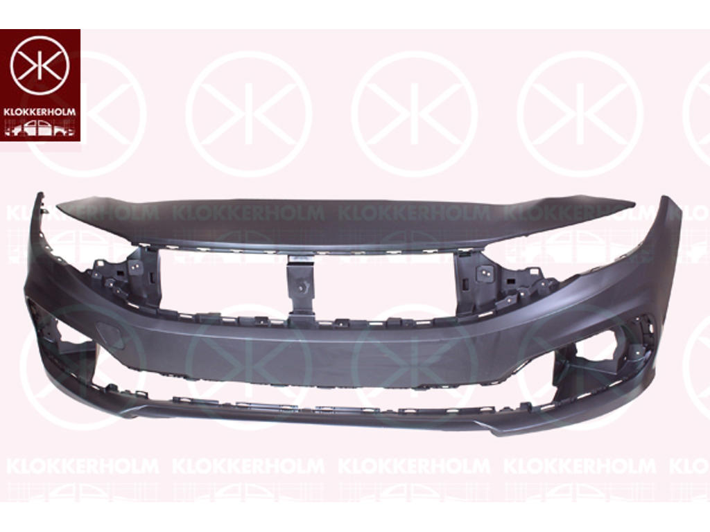 Bumper, Front, black