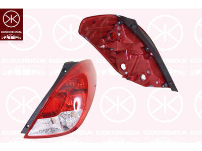Tail Light Assembly, without bulb holder, Right