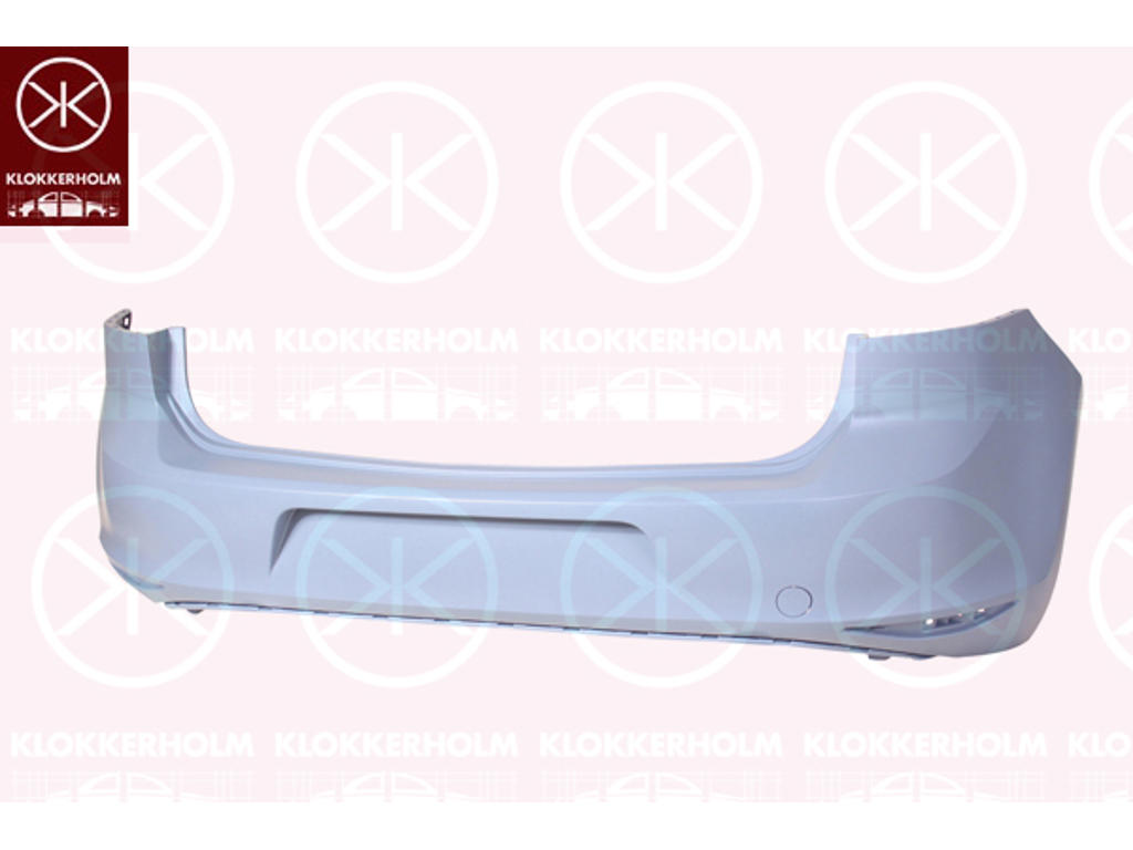 Bumper, w/primer, Rear