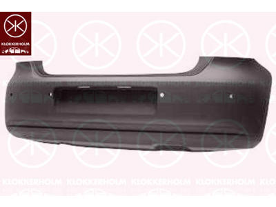 Bumper, Rear, w/primer, with hole(s) for park distance control, PR-0P0