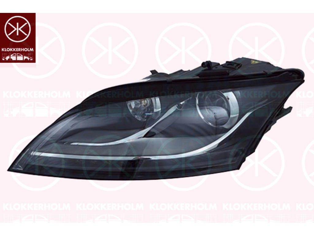 Huvudstrålkastare, Vänster, Ljusstyrka [lx]: 25, Bi-Xenon, med dimstrålkastare, D1S (Gasurladdningslampa), PY21W, utan styrenhet för xenon, med stäämotor för lysviddsreglering, AL