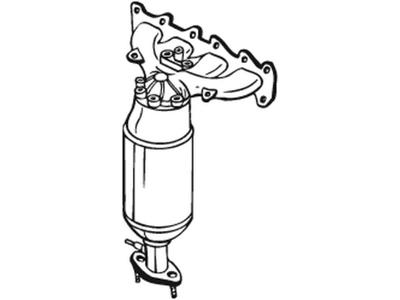 Catalytic Converter, Front, with accessories