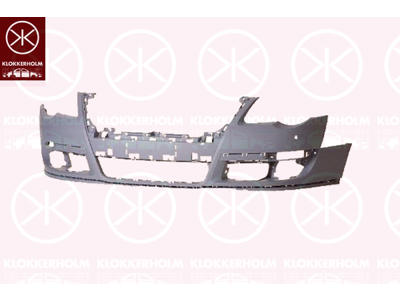 Bumper, w/primer, Front, with hole(s) for park distance control