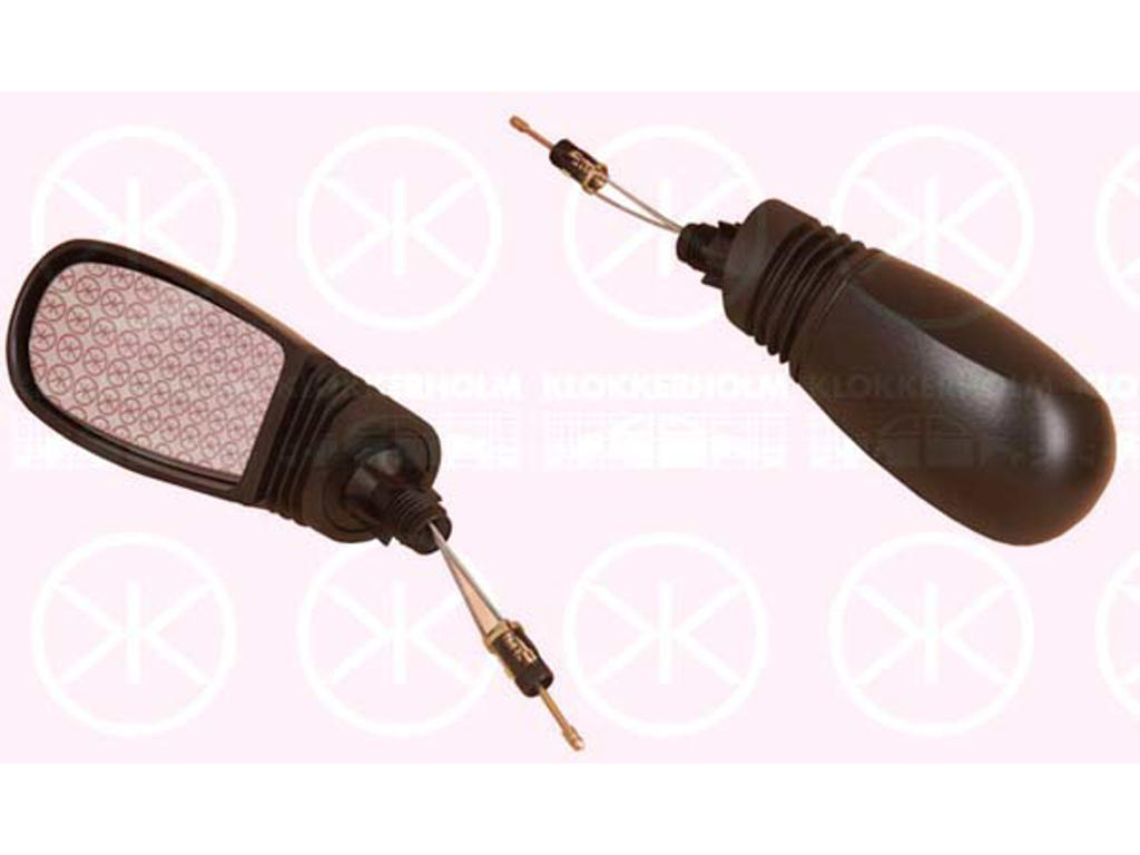 Наружное зеркало, Регулировка: тросовый привод, выпуклый, слева