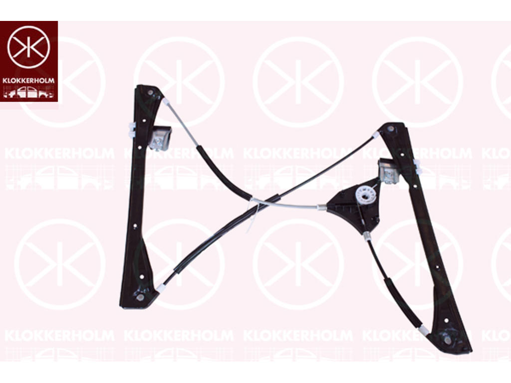 Window Regulator, 2-dr, OE-type, without electric motor, Electric, Left