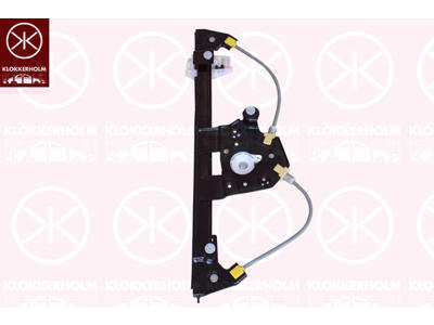 Window Regulator, OE-type, without electric motor, Electric, Right Rear