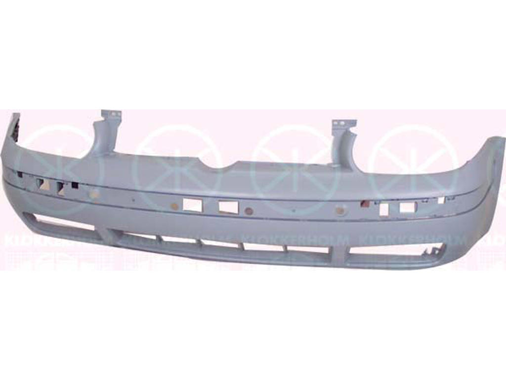 Bumper, w/primer, Front, not for vehicle equipment line/variant: GTI