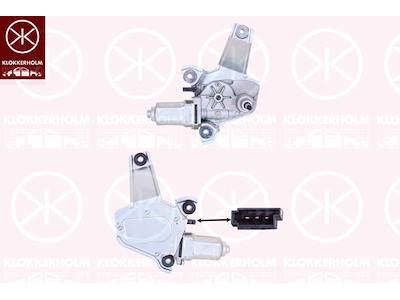 Wiper Motor, Rear, Voltage [V]: 12