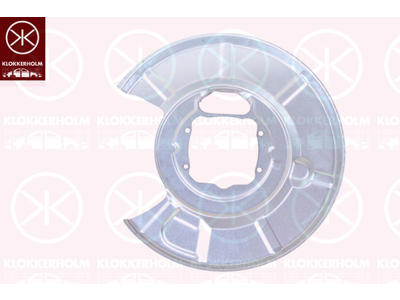 Splash Guard, brake disc, Rear Axle Right, Zinc-coated, for brake disc diameter [mm]: 320