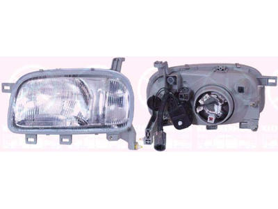 Headlight, H4, for vehicles with headlight levelling, Valeo, Right, Illuminance [lx]: 17.5