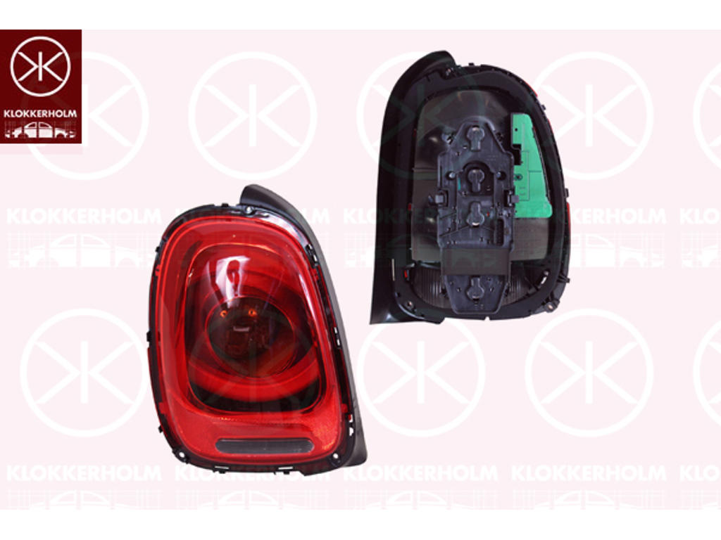 Kombinationsbackljus, Vänster, med lamphållare, LED, P21W