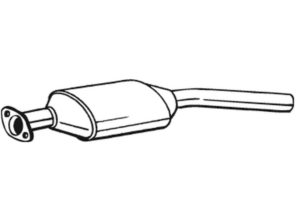 Catalytic Converter, with mounting parts, Emission Standard: Euro 2, Emission Standard: Euro 3