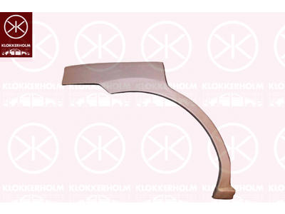 Quarter Panel, Right Rear, Wheel Arch Border, Repair Panel, 4-dr