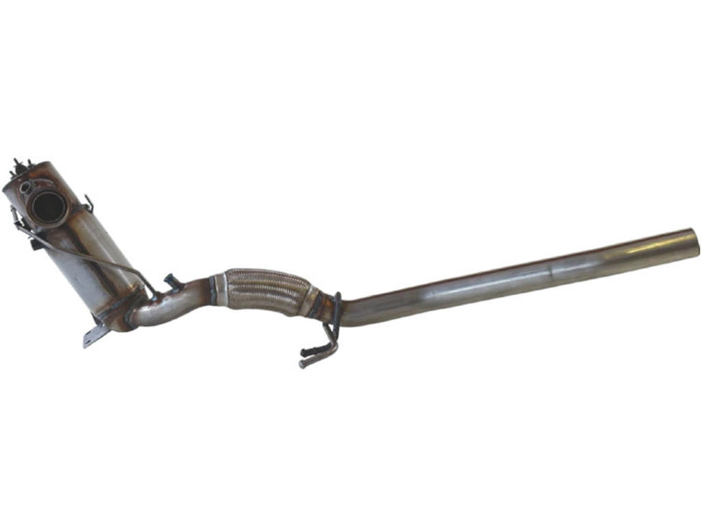 Soot/Particulate Filter, exhaust system, Material: Cordierite, with mounting parts, Euro 5