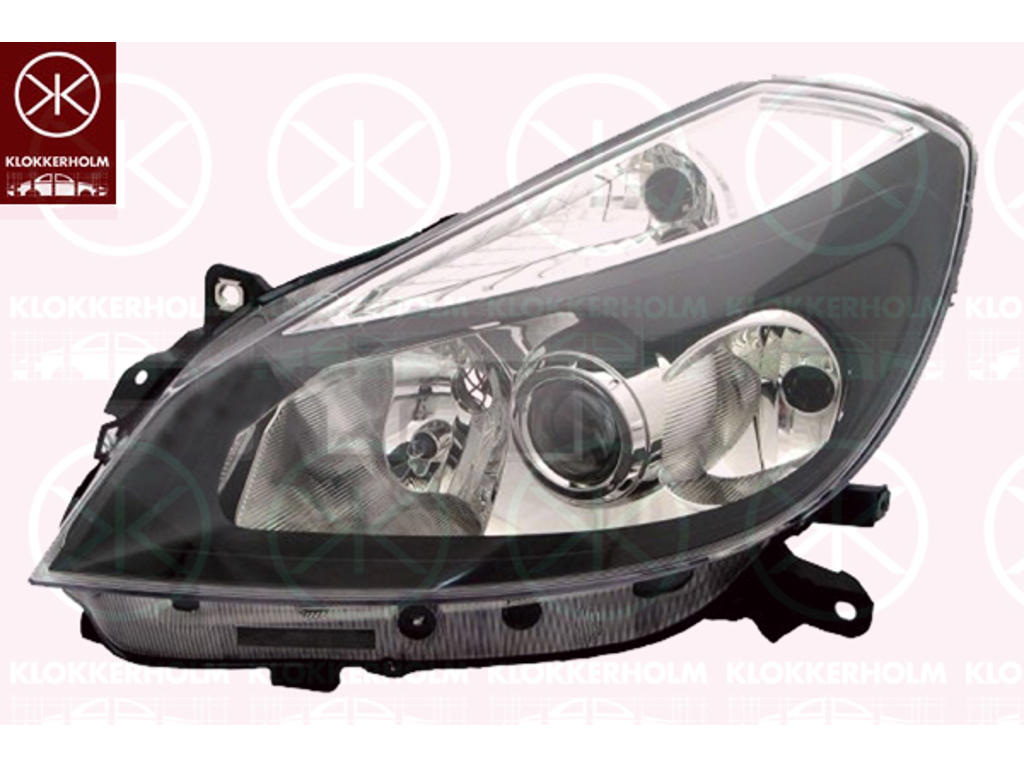 Headlight, with dynamic bending light, H7/H1/H1, without motor for headlamp levelling, Valeo, Left, Illuminance [lx]: 12.5