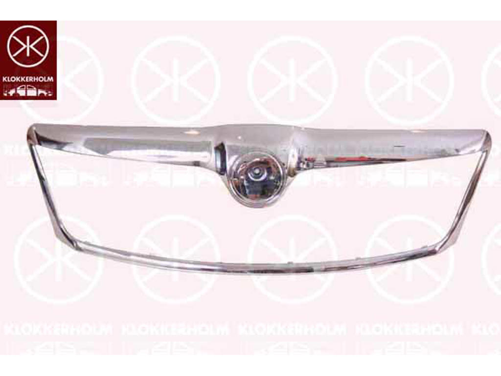 Frame, radiator grille, chrome