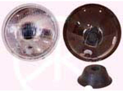 Indsats, forlygte, Lysstyrke [lx]: 10, H4, Diameter [tommer]: 5 3/4, Diameter [mm]: 135, med positionslys, Neolite, buet glas, venstre, højre