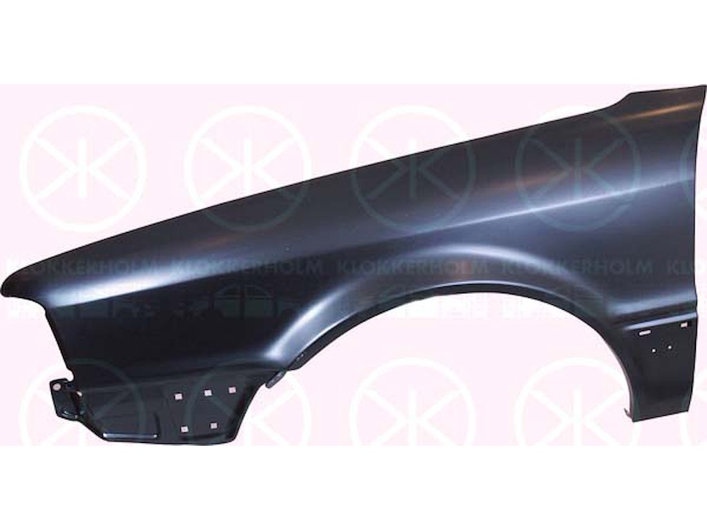 Wing, Right Front, without hole for direction indicator, Pre-galvanized