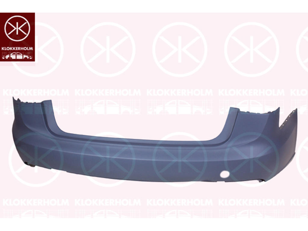 Bumper, Rear, not for vehicle equipment line/variant: S-LINE, w/primer