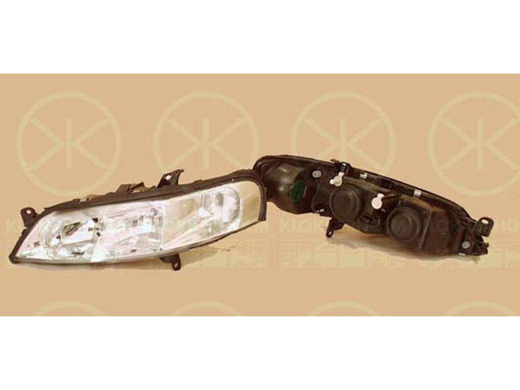 Headlight, Illuminance [lx]: 20, H7/H7, Valeo, for vehicles with headlight levelling, Left