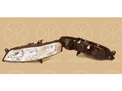Headlight, Illuminance [lx]: 20, H7/H7, Valeo, for vehicles with headlight levelling, Left