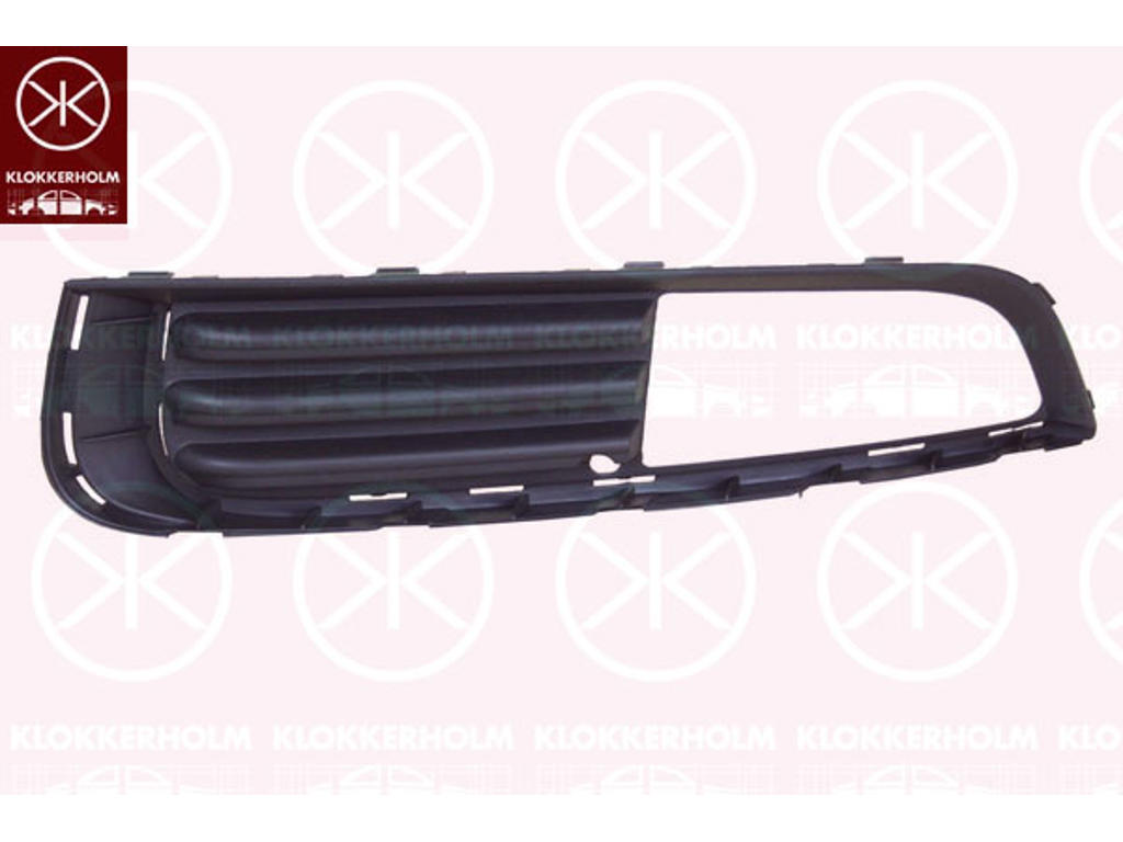 Ventilation Grille, bumper, Right Front, with hole(s) for fog lights, not for vehicle equipment line/variant: OPC