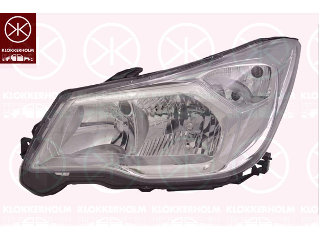 Huvudstrålkastare, Höger, H11/HB3, med stäämotor för lysviddsreglering