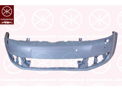 Bumper, w/primer, Front, with hole(s) for park distance control