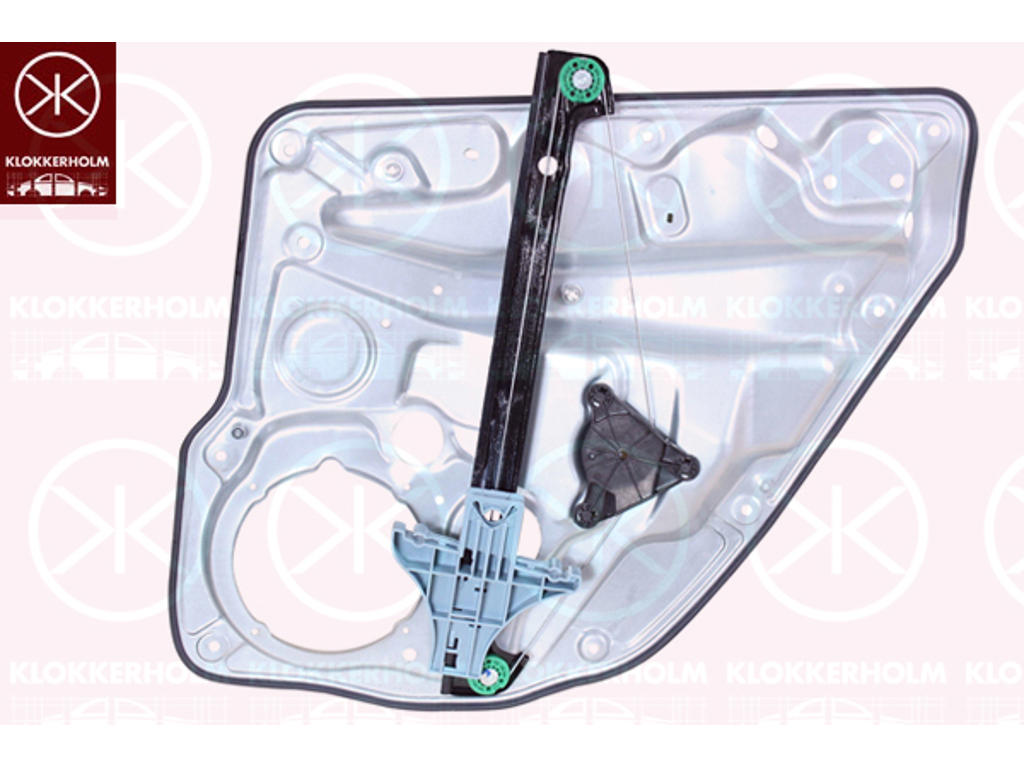 Стеклоподъемник, OE-type, сзади слева, с прикручиваемой пластиной, электрический, без электромотора