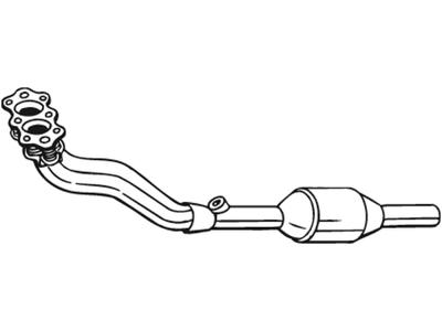 Catalytic Converter, with mounting parts, Emission Standard: Euro 3, Euro 4, with environmental seal: 001
