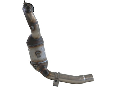 Catalytic Converter, with mounting parts, Euro 5, Emission Standard: Euro 6