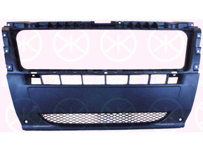 Bumper, Front, grey, Centre Section