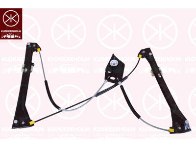 Fönsterhiss, 2-drs, OE-type, utan elmotor, elektrisk, till höger fram