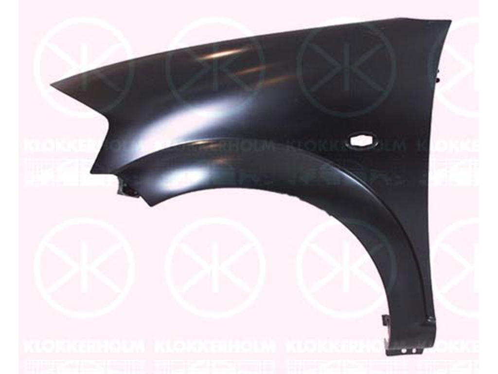 sparnas, kaire priekis, su anga indikatoriui, neskirta transporto priemoniu irangos linijai / variantui: VTR, XTR