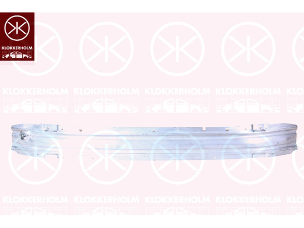 Support, bumper, Aluminium, Front