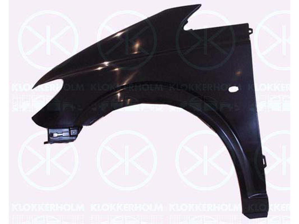 Wing, Left Front, with hole for direction indicator, Plastic