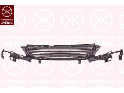 Ventilation Grille, bumper, Front, black
