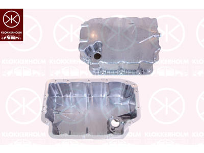 Bundkar, underste del, Aluminium
